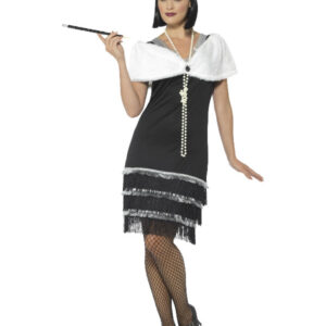 Flapper Costume, Black