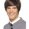 60s Male Mod Wig, Brown