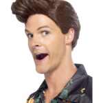 Nineties Detective Wig, Brown
