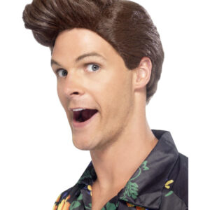 Nineties Detective Wig, Brown