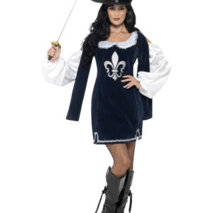Musketeer Female Costume, Navy