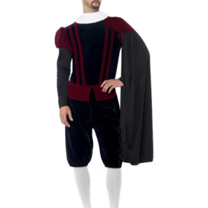 Deluxe Tudor Lord Costume, Black