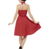 50s Rockabilly Pin Up Costume, Red - Image 3