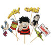 Beano Tableware Party Photo Props x7