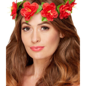 Hawaiian Flower Crown, Red