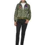 Top Gun Maverick Bomber Jacket, Green