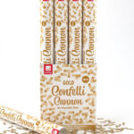 50cm Confetti Cannon, Gold, DB of 12