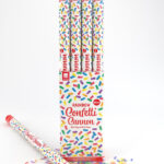 80cm Party Time Confetti Cannon, Rainbow, DB of 12