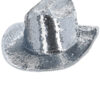 Fever Deluxe Sequin Cowboy Hat, Silver