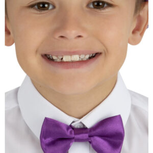 Kids Purple Bow Tie