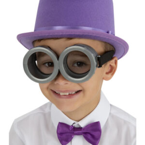 Kids Grey Goggles, Clear Lense
