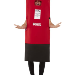 Post Box Costume, Red