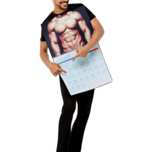 Sexy Calendar Costume, Multicoloured