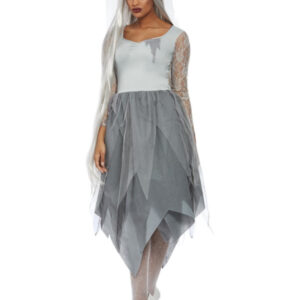 Grave Yard Bride Costume, Grey