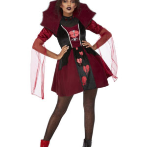 Queen of Broken Hearts Costume, Red