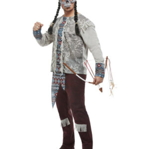 Dark Spirit Warrior Costume, Grey