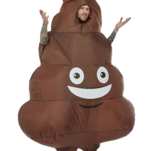 Inflatable Poop Costume, Brown