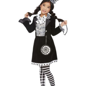 Dark Mad Hatter Costume, Black & White