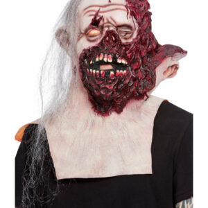 Deluxe Burnt Face Overhead & Neck Mask, Latex