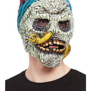 Barnacle Skull Pirate Overhead Mask, Latex