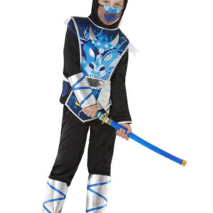 Ninja Warrior Costume, Blue