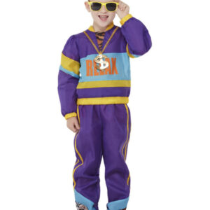 80s Relax Costume, Purple