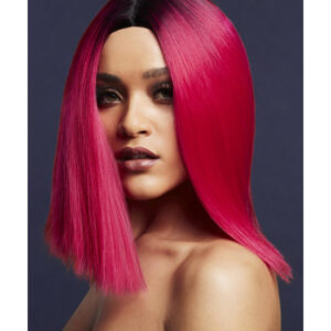 Fever Kylie Wig, Two Toned Blend, Magenta Pink