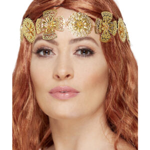 Medieval Headband, Gold