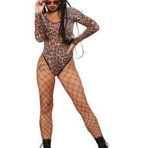 Fever Cheetah High Rise Bodysuit