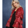 Fever Tinsel Festival Jacket, Red