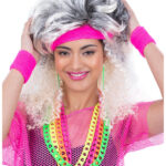 80s Neon Sweatbands, Pink