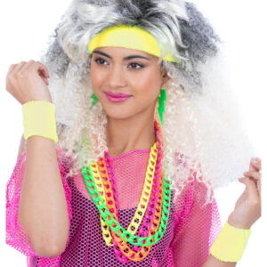 80s Neon Sweatbands, Yellow