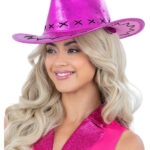 Metallic Pink Cowboy Hat