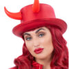 Fever Deluxe Red Devil Metallic Top Hat