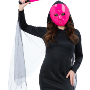 Pink Hockey Mask & Machete Kit