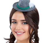 Mini Bavarian Trenker Hat, Grey