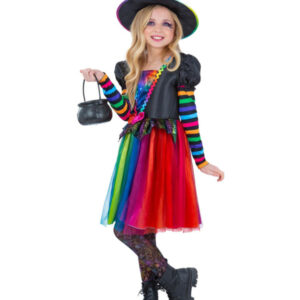 Rainbow Witch Costume