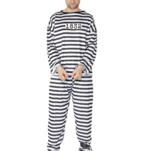 Convict Costume, Black & White