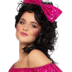 80s Metallic Pink Headband
