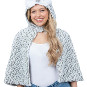 Deluxe Baby Owl Plush Cape, Adult