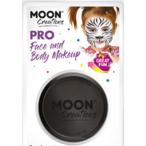 Moon Creations Pro Face Paint Cake Pot, Black