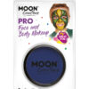 Moon Creations Pro Face Paint Cake Pot, Dark Blue