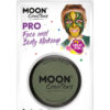 Moon Creations Pro Face Paint Cake Pot, Army Green