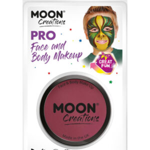 Moon Creations Pro Face Paint Cake Pot, Dark Pink
