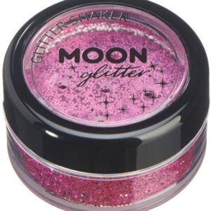 Moon Glitter Holographic Glitter Shakers, Pink