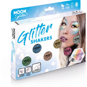Moon Glitter Holographic Glitter Shakers, Assorted