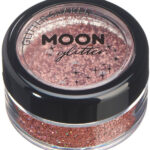 Moon Glitter Holographic Glitter Shakers,Rose Gold