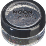 Moon Glitter Holographic Glitter Shakers, Black