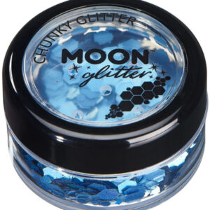 Moon Glitter Holographic Chunky Glitter, Blue