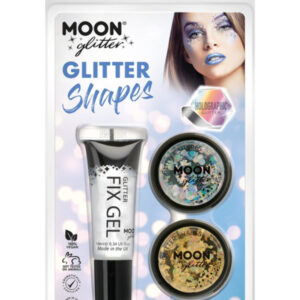 Moon Glitter Holographic Glitter Shapes,
